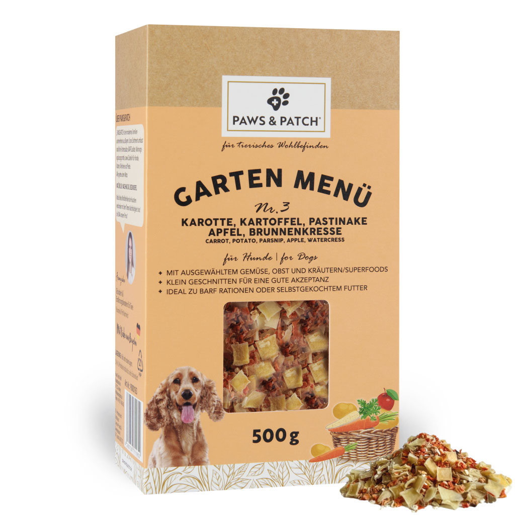 paws-patch-garten-men-s-nr-3-hundeflocken-karotte-apfel image 1