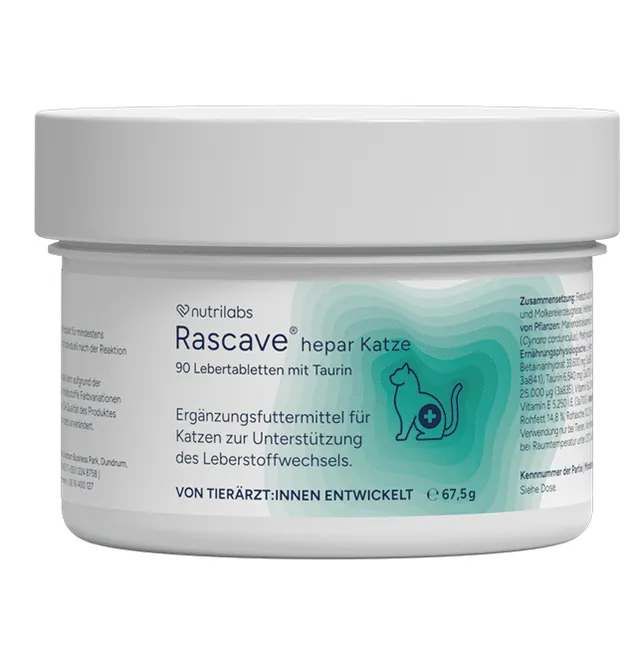 nutrilabs-rascave-hepar-cat-leber-zusatzfutter-katze-mariendistel image 1