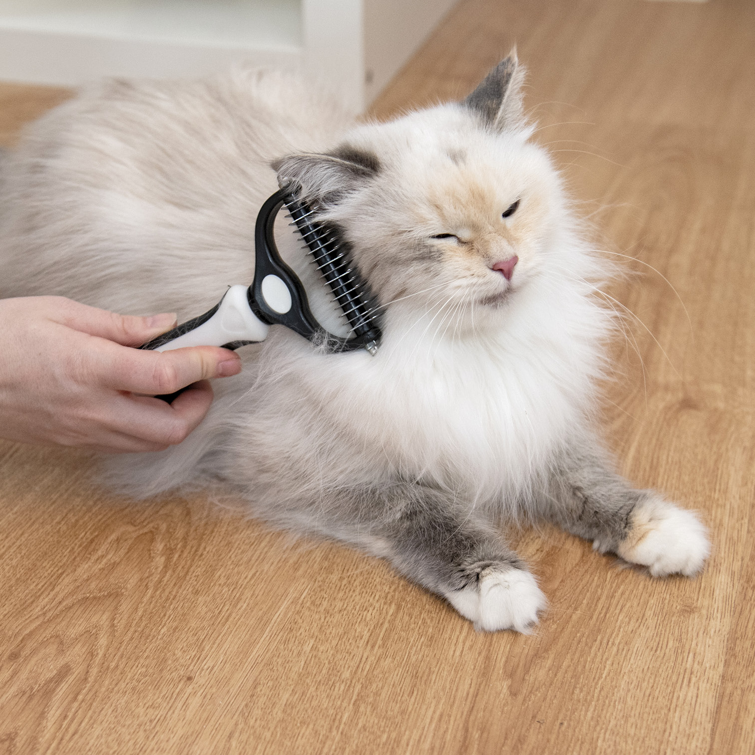 karaluna-unterfellb-rste-hunde-katzen-entfilzungskamm-unterwolle image 3