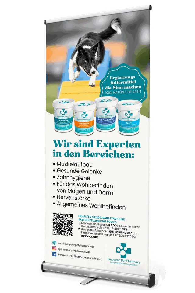 european-pet-pharmacy-service-roll-up-banner-deutsch image 1