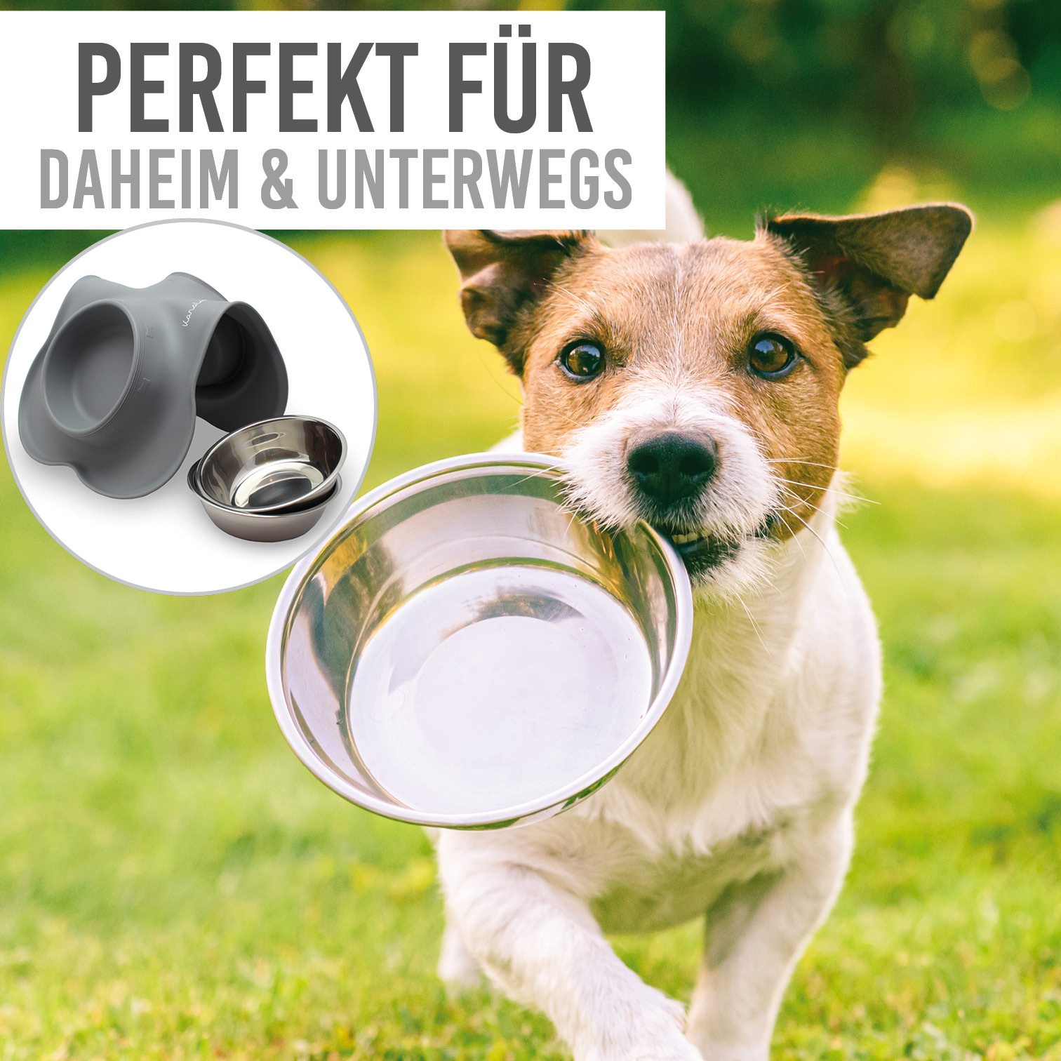 karaluna-napfset-doppelnapf-hundenapf-mit-matte-400-ml-edelstahl image 7