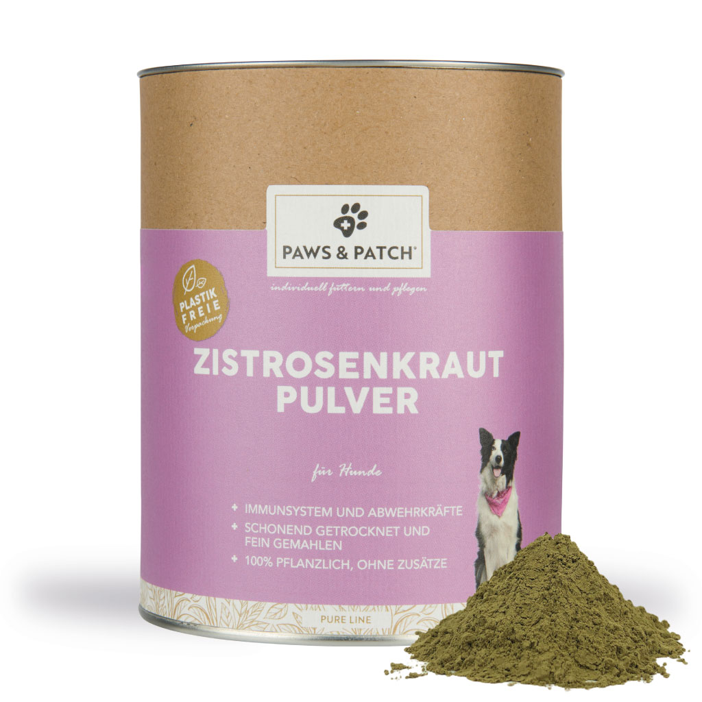 paws-patch-pure-line-zistrosenkraut-pulver-f-r-hunde-getreidefrei image 3