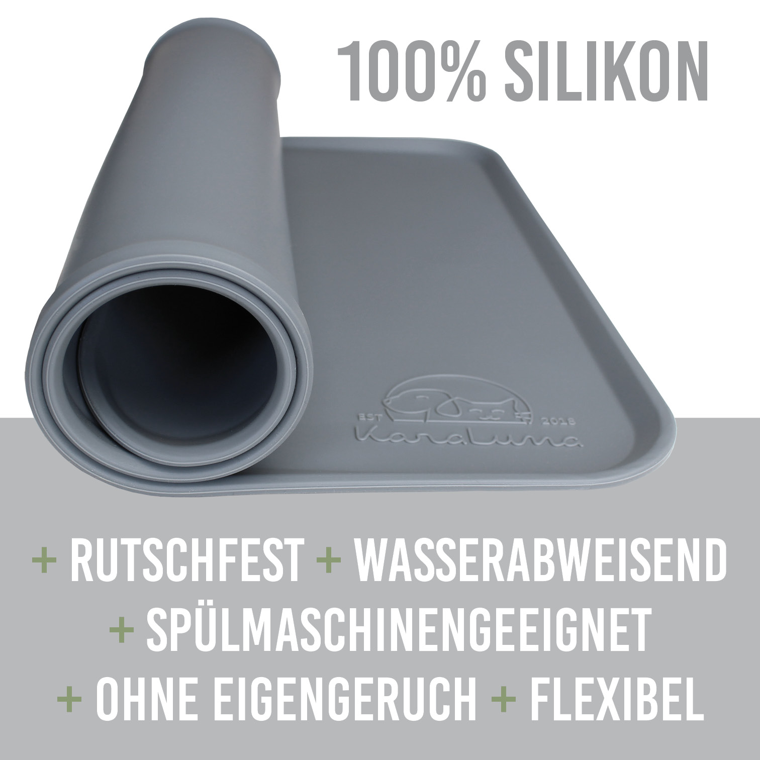 karaluna-basic-napfunterlage-silikon-48x30-wasserdichte-futtermatte image 2
