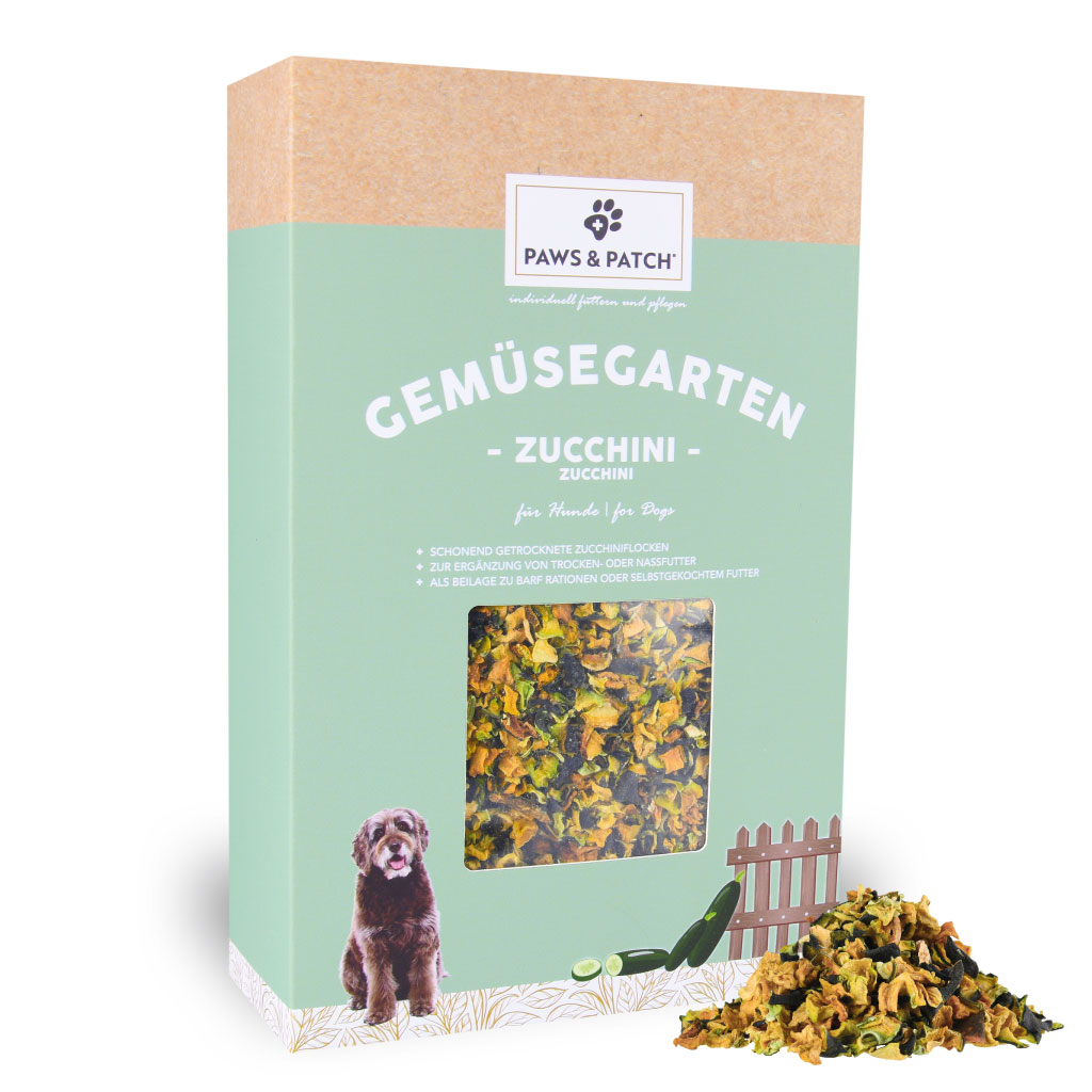 paws-patch-gem-segarten-zucchiniflocken-f-r-hunde-getrocknet image 1