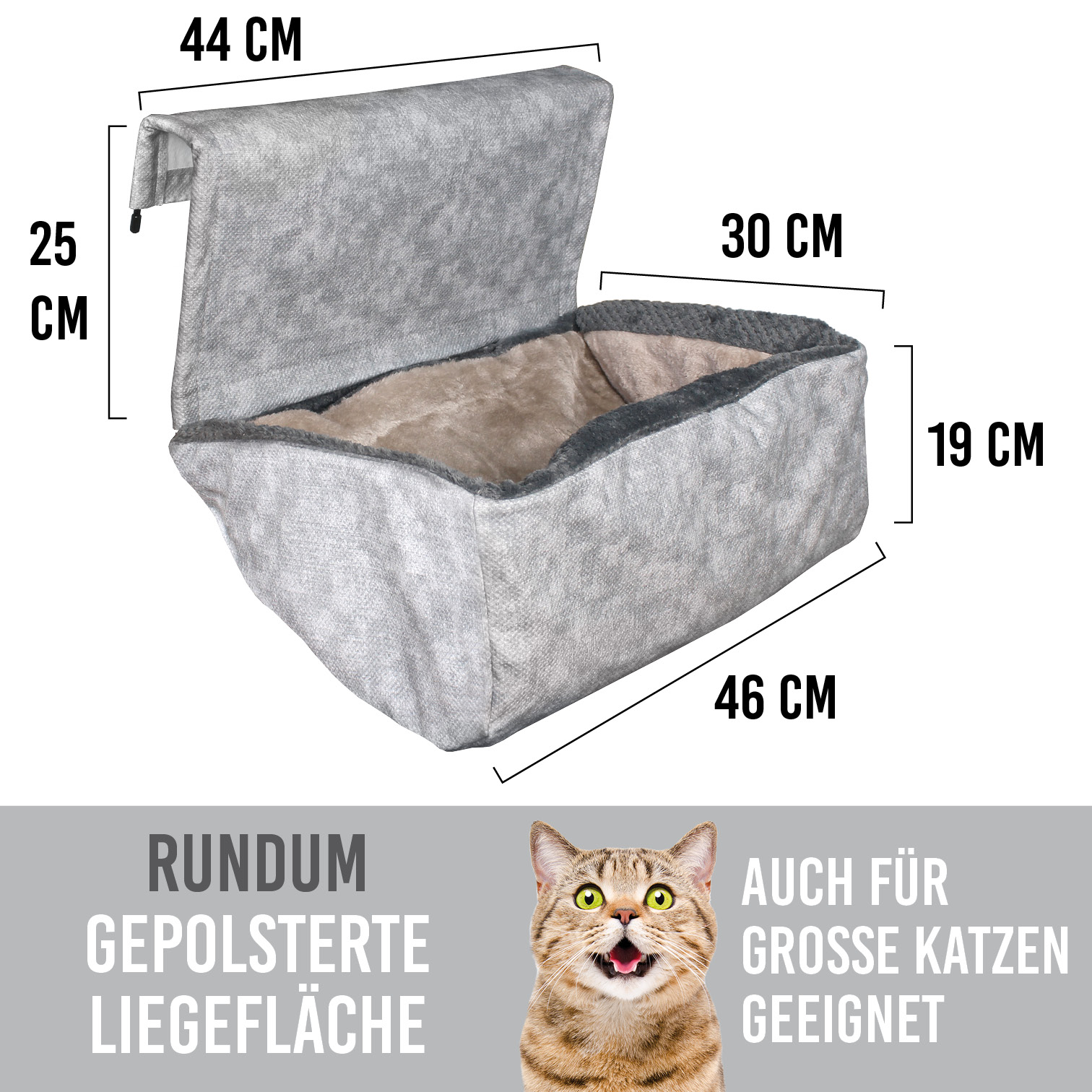 karaluna-heizungsliege-katzenbett-heizk-rper-grau-meliert image 3