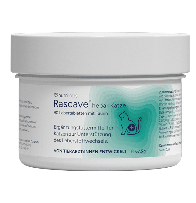 nutrilabs-rascave-hepar-cat-leber-zusatzfutter-katze-mariendistel image 1